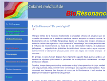 Tablet Screenshot of bioresonance-pully.ch